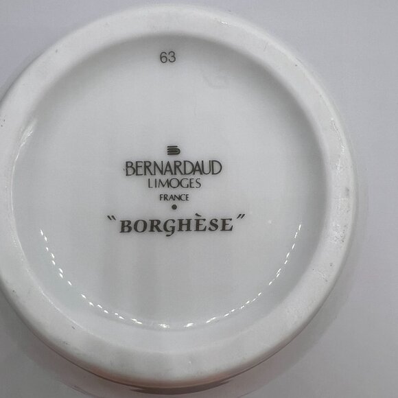 Bernardaud Limoges "Borghese" Porcelain Vase Hand-Painted Floral & Fruit Design - Picture 7 of 16